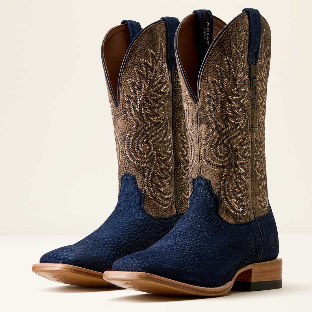 Ariat Men's Navy Carpincho McCoy Western Boot