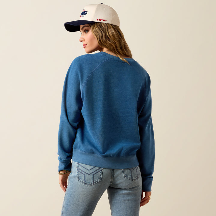 Ariat Women's Indigo Wash Essential Crew Sweatshirt
