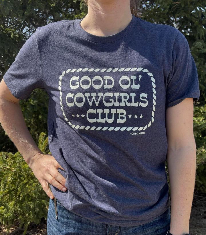 Rodeo Hippie Navy Good Ol' Cowgirls Club Tee
