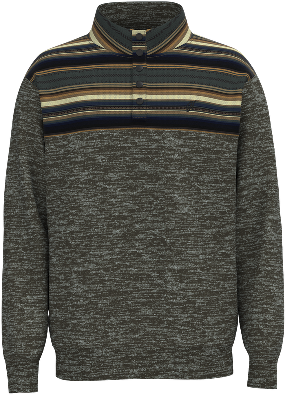 Hooey Men's Brown San Juan Serape Stevie Pullover