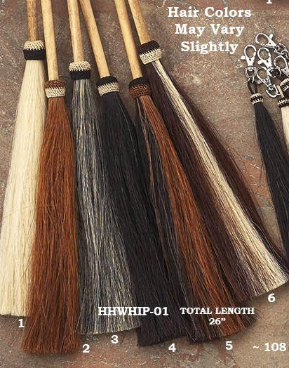Austin Accent Inc. Whip With Horse Hair Tassel