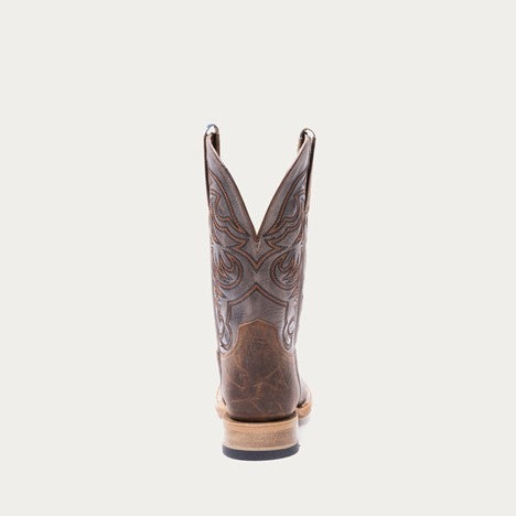 Hyer Men's Tan and Grey Bucklin Western Boot