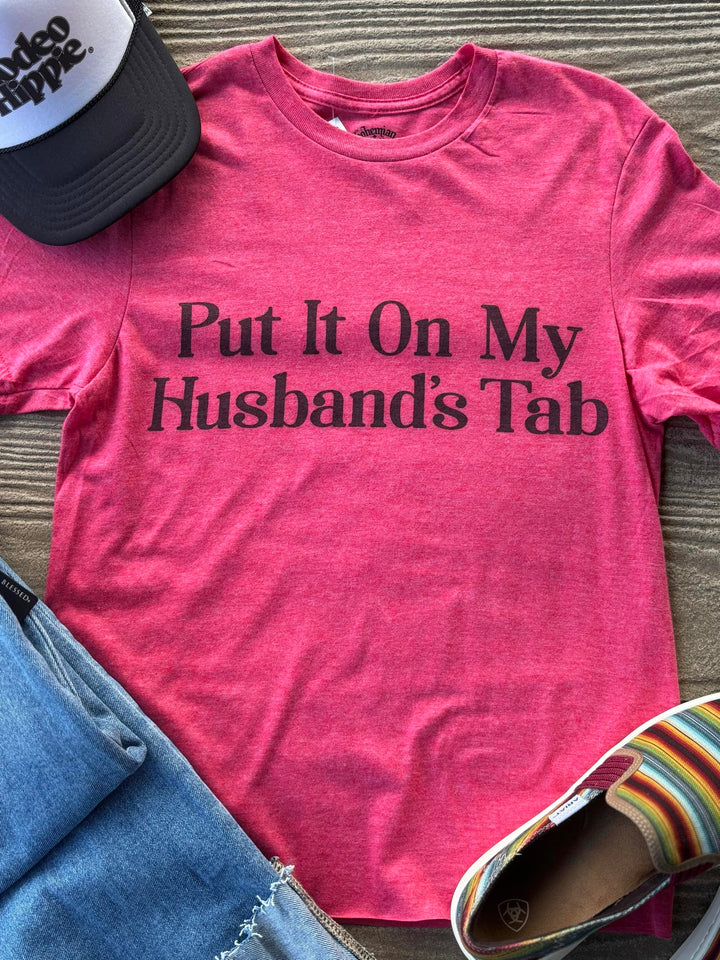 Bohemian Cowgirl Red Husband's Tab Tee