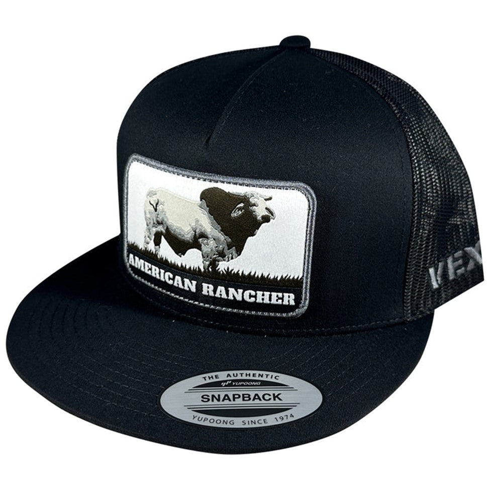 Vexil American Rancher Brahma Bull Black Hat