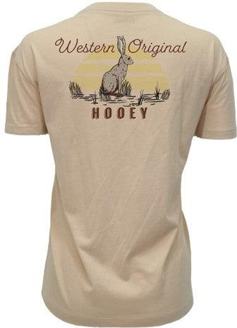 Hooey Women's Tan Ralls Rabbit Logo Tee