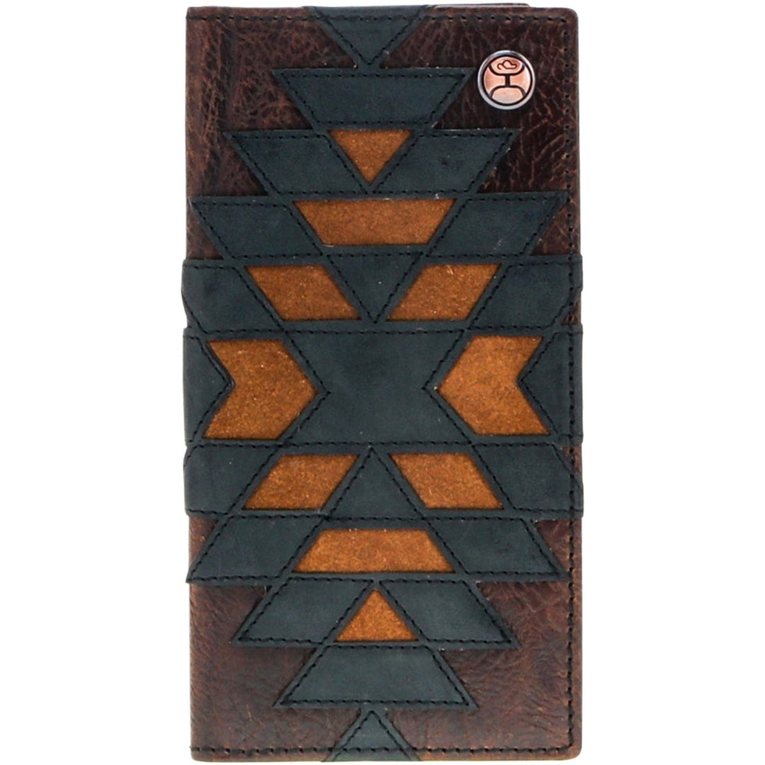 Hooey Kai Brown and Tan Patchwork Rodeo Wallet