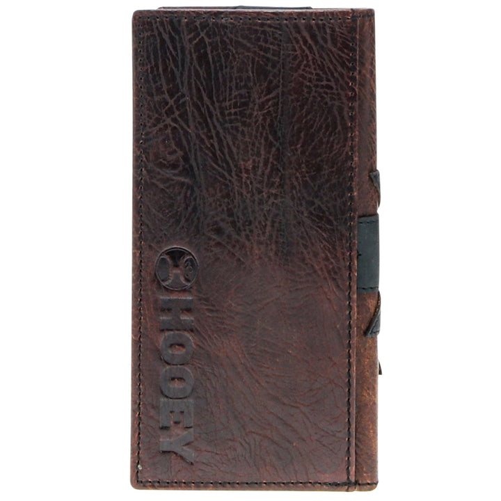 Hooey Kai Brown and Tan Patchwork Rodeo Wallet