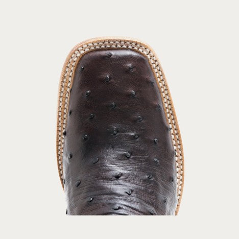 Hyer Women's Blackberry Purple Ostrich Harper Western Boot