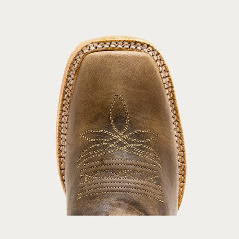 Hyer Women's Robin Egg Blue and Tan Topeka Western Boot