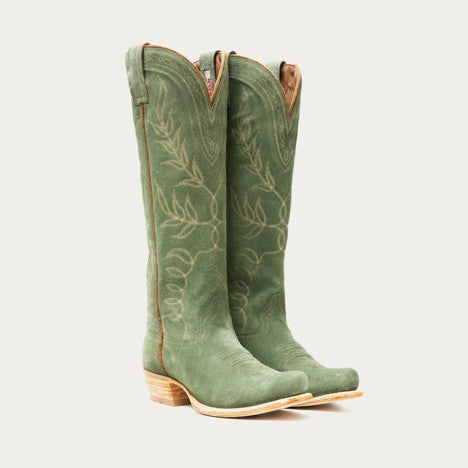 Hyer Women's Green Abbyville Cowboy Boot