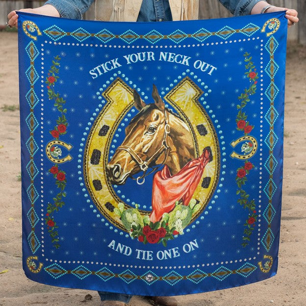 Fringe Scarves Royal Blue Hold Your Horses Scarf