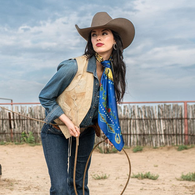 Fringe Scarves Royal Blue Hold Your Horses Scarf