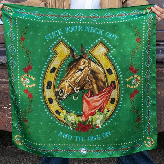 Fringe Scarves Kelly Green Hold Your Horses Scarf