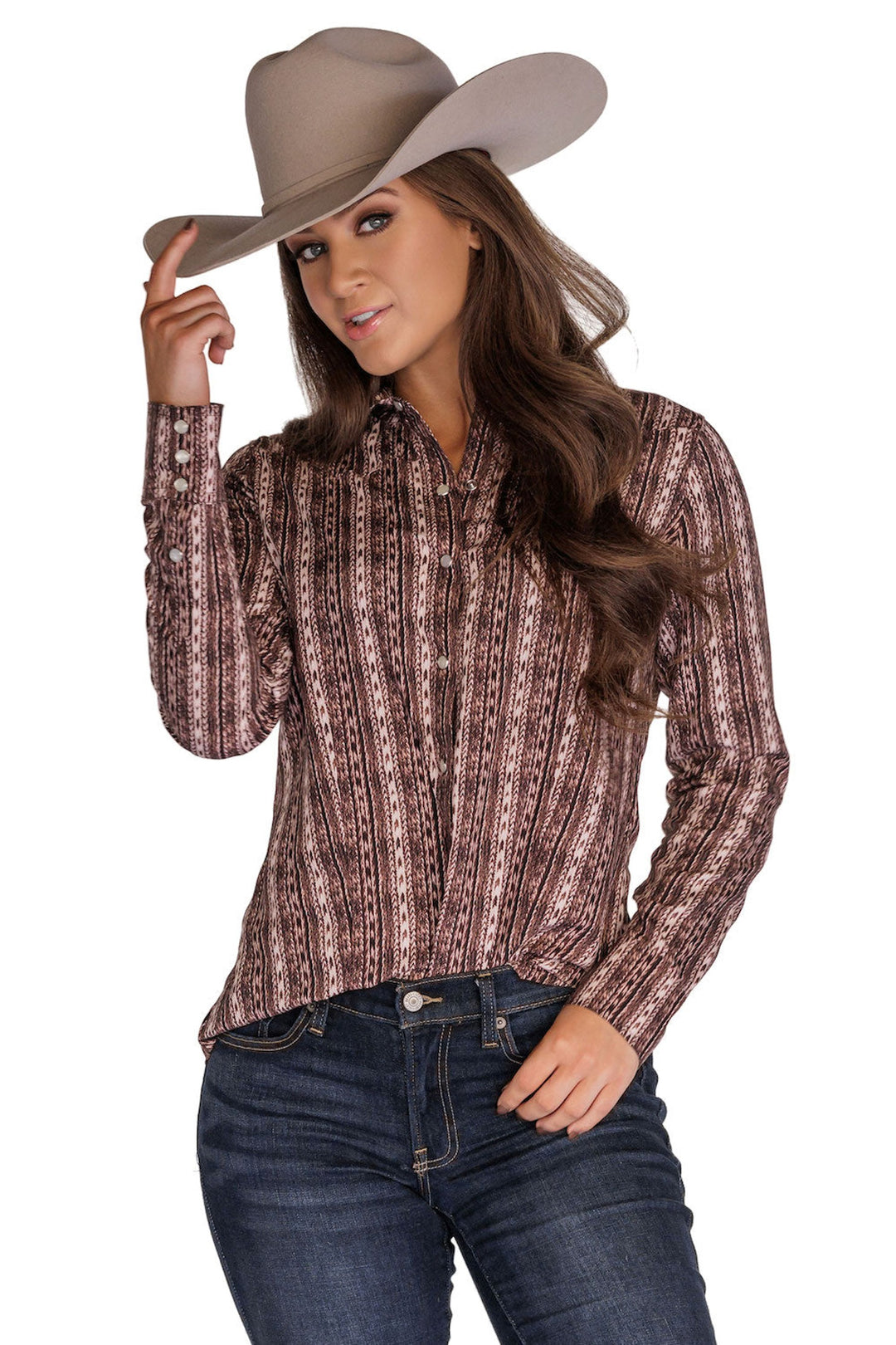 Lovlei Ranch Women's Buckskin Horse Trails Cheyenne Western Shirt