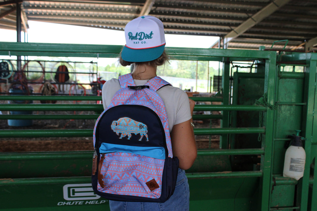 Red Dirt Hat Co Aztec Bison Backpack