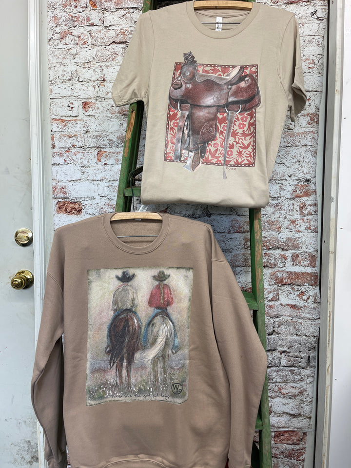 West 20 Tan Good Ole Days Sweatshirt