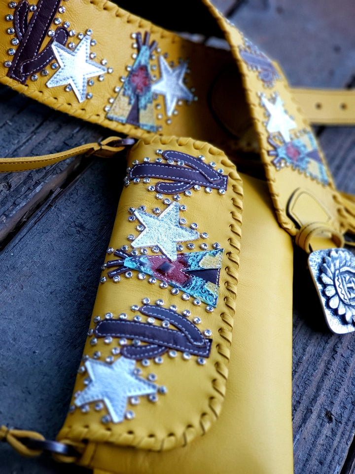 KurtMen Mustard Reservations Hall of Fame Wide Belt