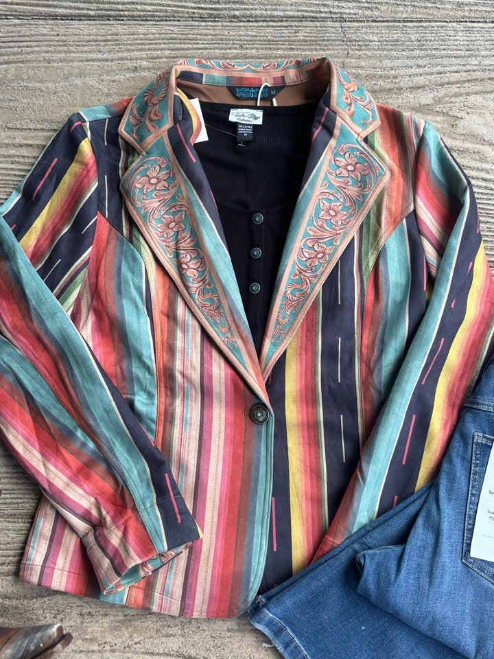 Fashion Express Women's Serape Blazer