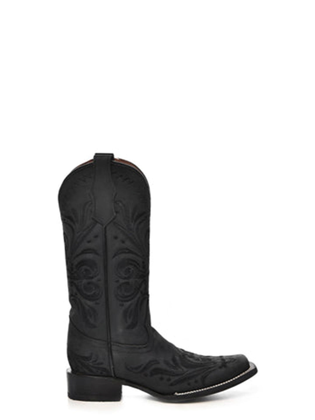 Corral Women's Embroidered Black Square Toe Cowboy Boot