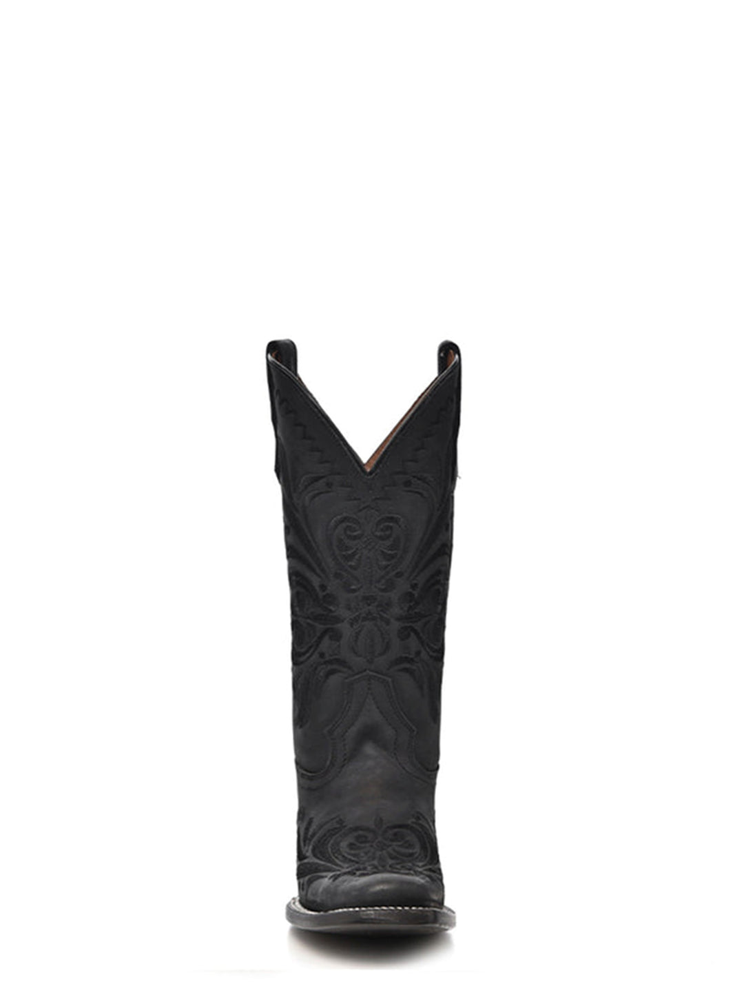 Corral Women's Embroidered Black Square Toe Cowboy Boot