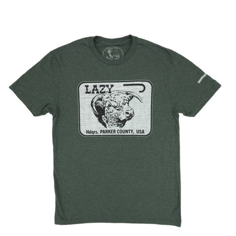 Lazy J Ranch Forest Green Parker County Short Sleeve Tee