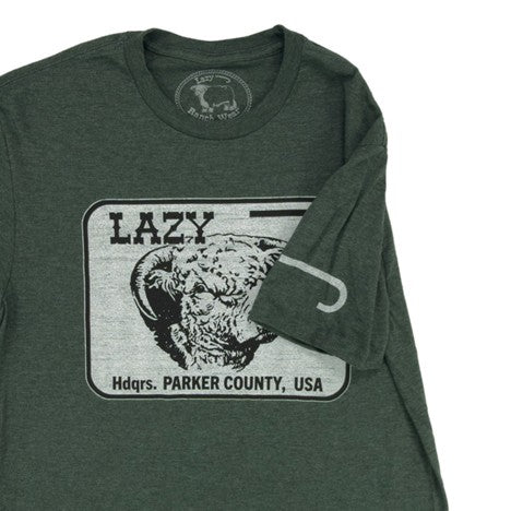 Lazy J Ranch Forest Green Parker County Short Sleeve Tee
