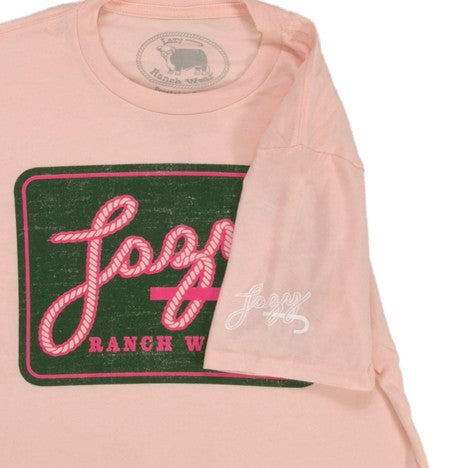 Lazy J Ranch Light Pink Breakaway Short Sleeve Tee