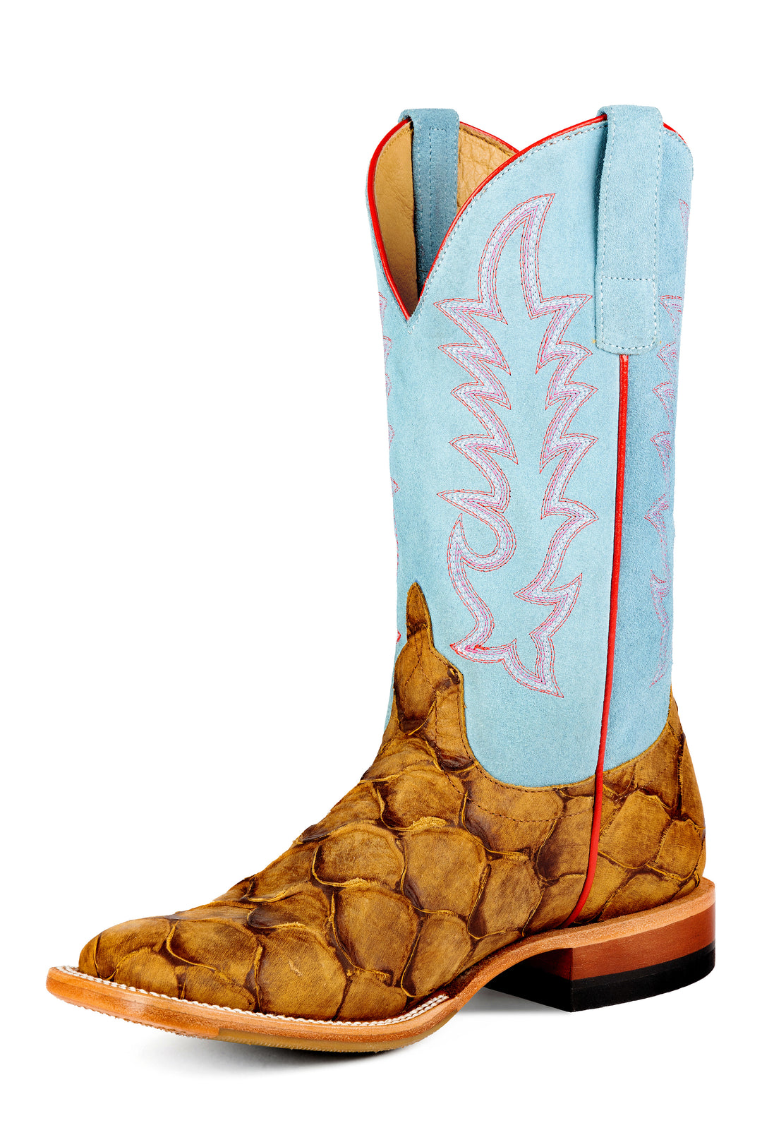 Macie Bean Women's Baby Blue In Reel Time Boot - West 20 Saddle Co.