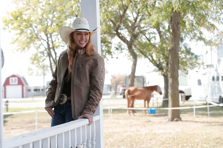 Cinch Women's Brown Concealed Carry Bonded Jacket