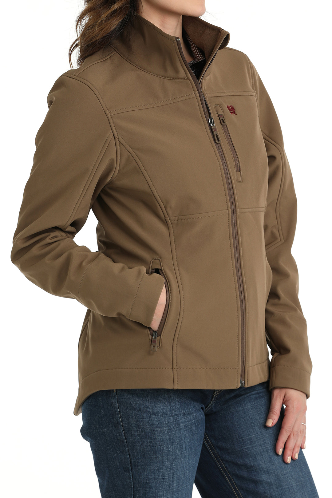 Cinch Women's Brown Concealed Carry Bonded Jacket