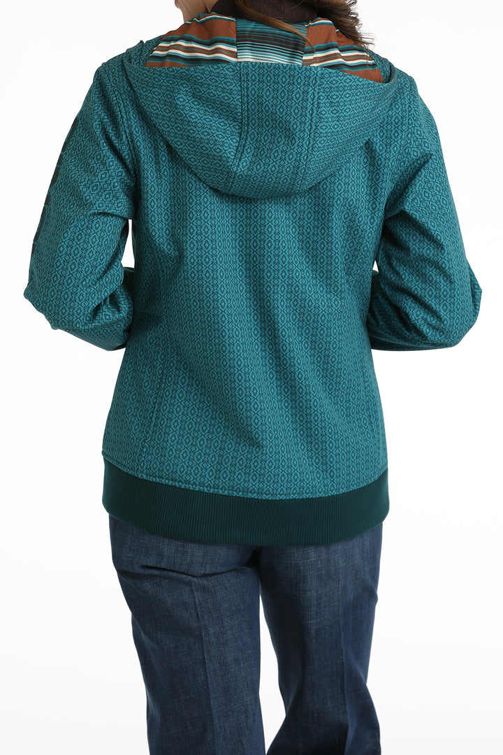 Cinch Women's Teal Bonded Hoodie