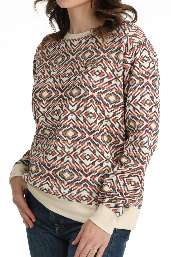 Cinch Women's Multi French Terry Sweatshirt