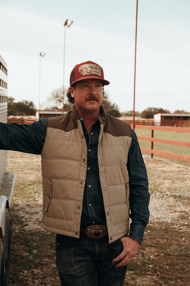 Lazy J Ranch Maroon Redford Classic Rope Trucker Hat
