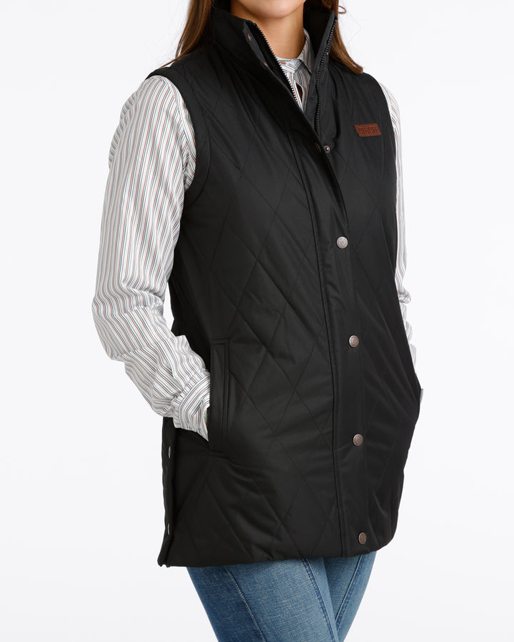Cinch Women's Black Barn Vest