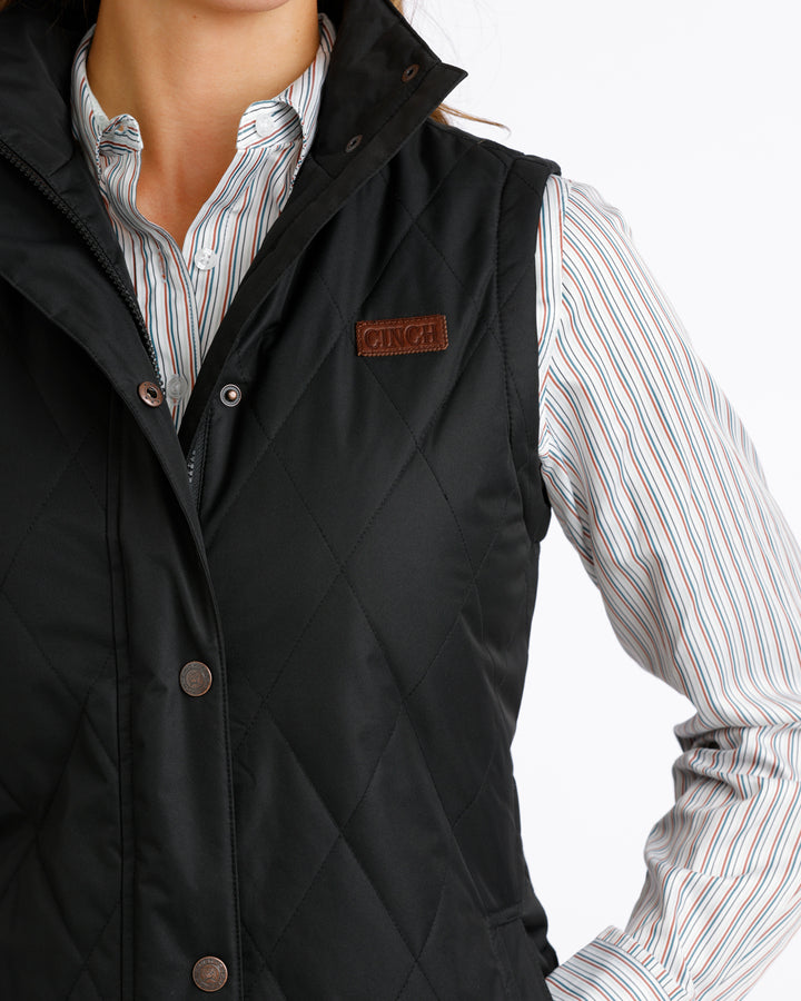 Cinch Women's Black Barn Vest