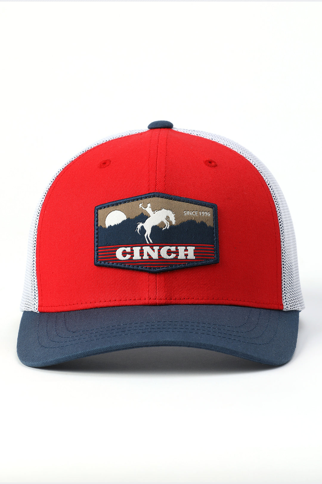 Cinch Men's Red Logo Ball Cap