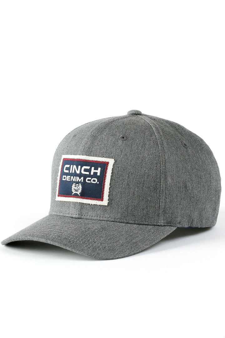 Cinch FlexFit Navy Denim Patch Hat
