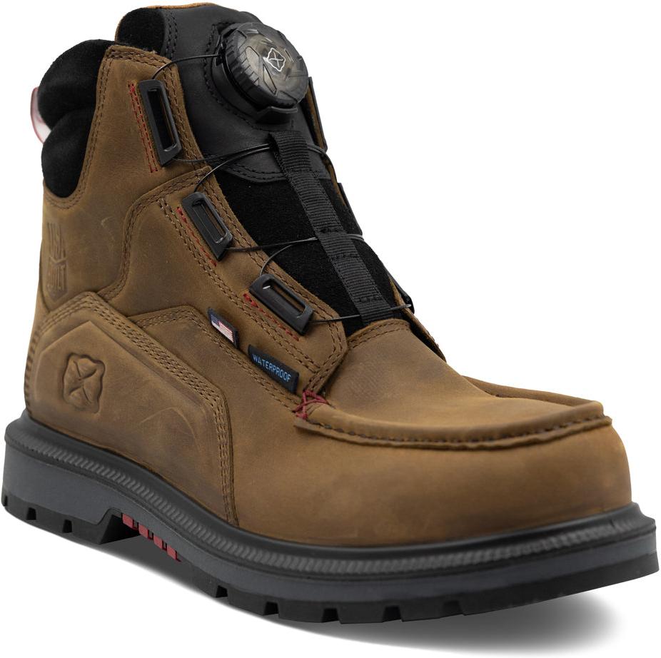 Twisted X Men's Brown & Black 6" Quick Draw Work Boot