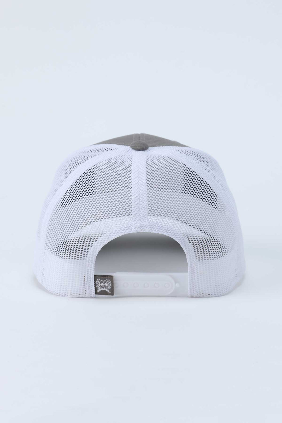Cinch Gray Woven Logo Patch Flexfit Hat