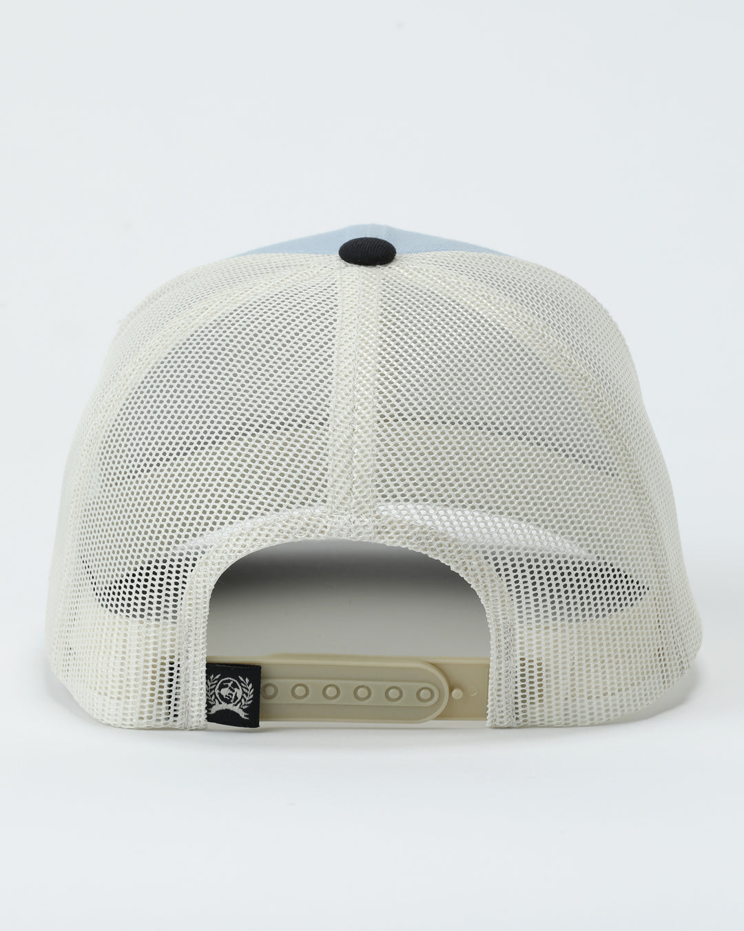 Cinch Women's Blue Woven Logo Patch Trucker Cap