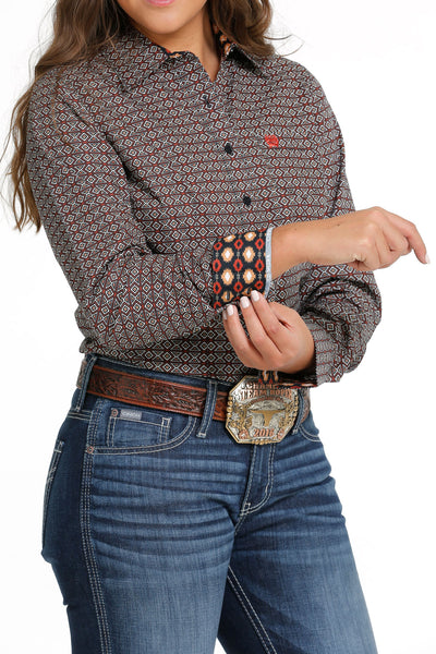 Cinch Women's Multi Colored Button Down Western Shirt