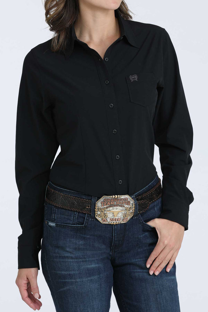 Cinch Women's Black ArenaFlex Button Down Shirt