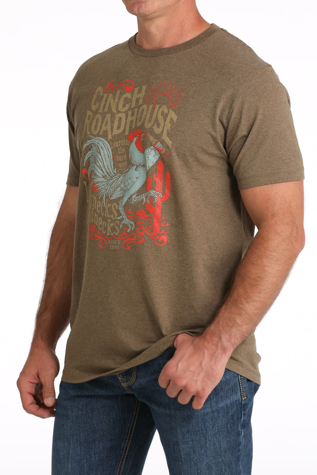 Cinch Men's Brown Roadhouse Tee