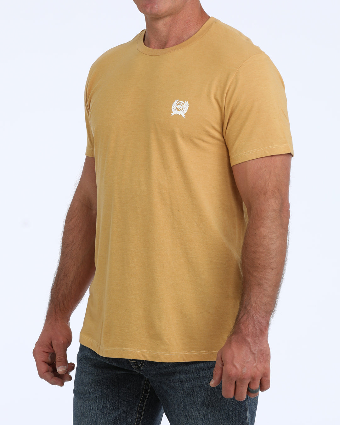Cinch Men's Gold Cowboy and Country Graphic Tee