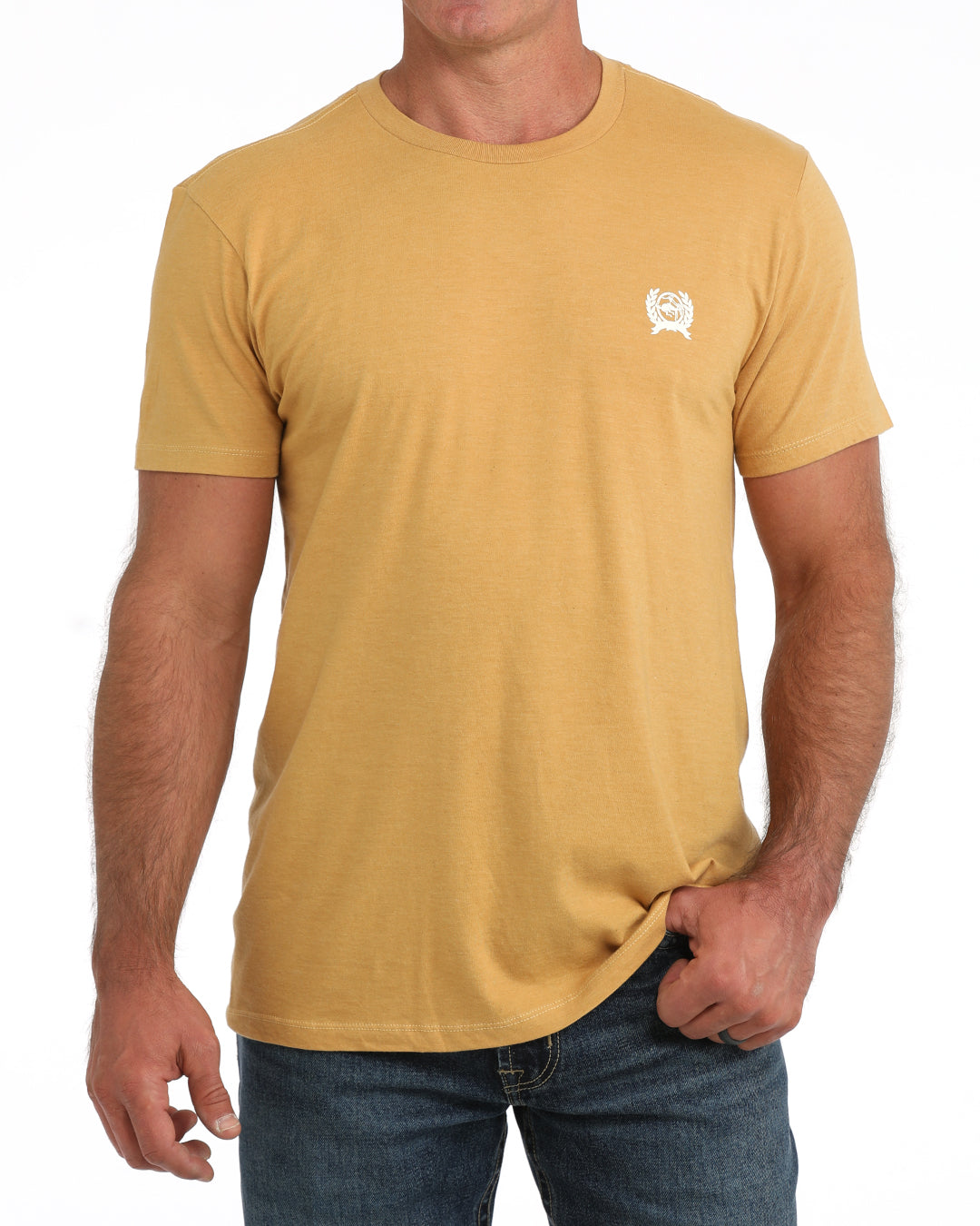 Cinch Men's Gold Cowboy and Country Graphic Tee