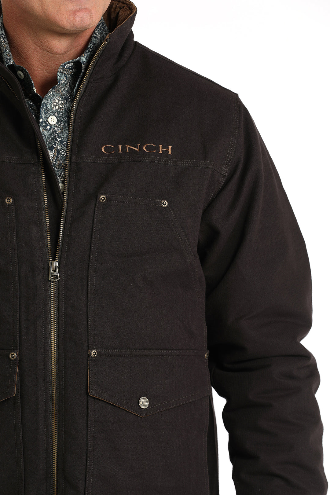 Cinch Men's Brown Concealed Carry Canvas Jacket