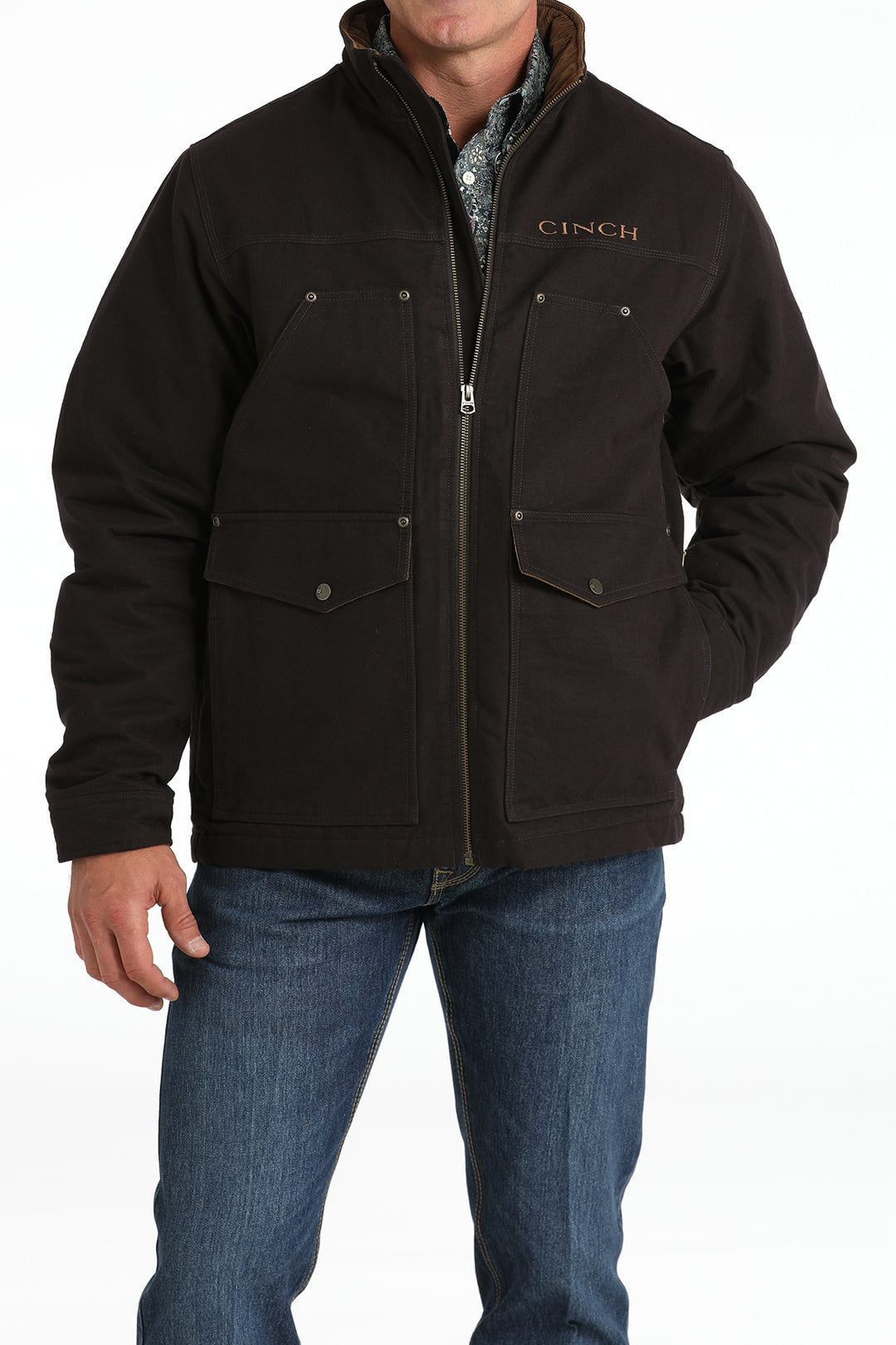 Cinch Men's Brown Concealed Carry Canvas Jacket