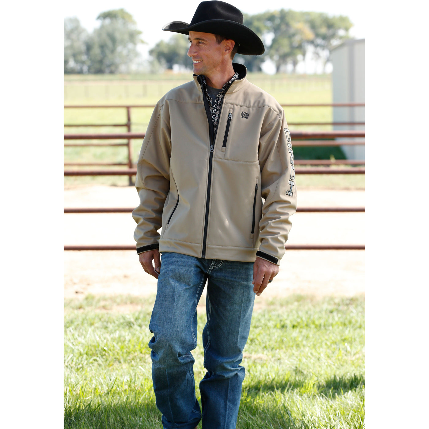 Cinch Men's Bonded Brown Jacket M