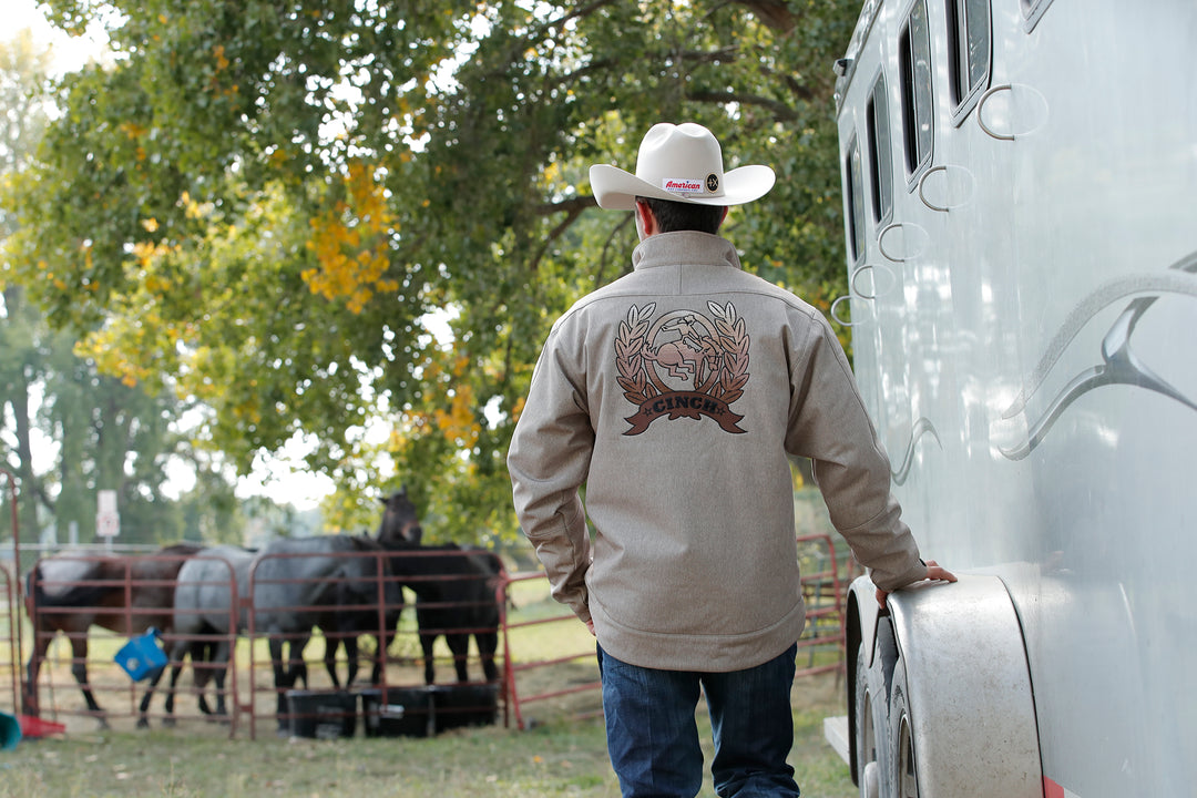 Cinch Men's Tan Bonded Jacket