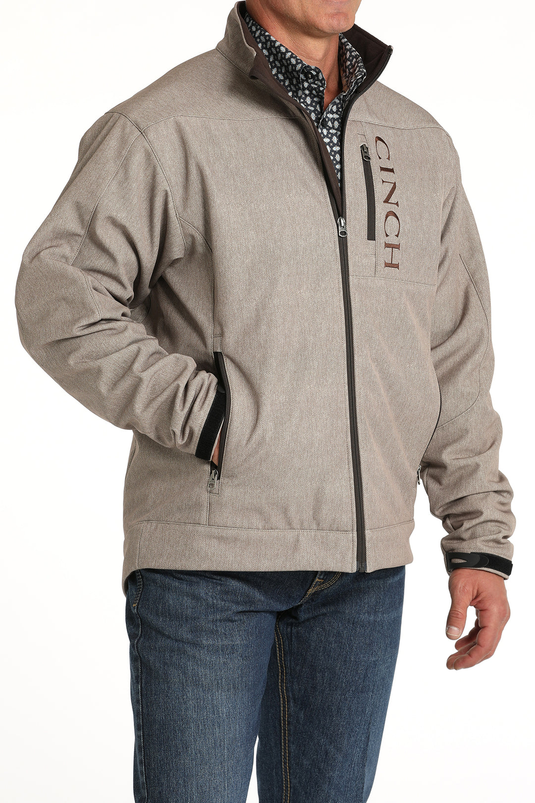 Cinch Men's Tan Bonded Jacket